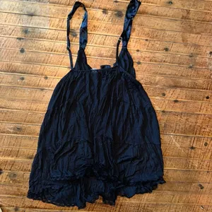 Victoria’s Secret black semi sheer ruffled sexy M cami thumbnail 3