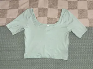 Lululemon Ribbed‎ Held Tight Tee size 8 thumbnail 1