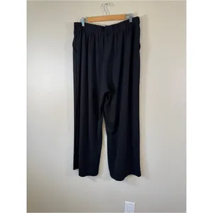 Halara Black Wide Leg Trouser Dress Pants Womens XL Classic Preppy Comfortable thumbnail 6