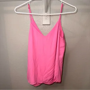 Lilly Pulitzer Pink Fitted Buttoned Camisole thumbnail 3
