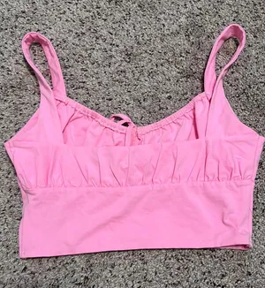 Tiger Mist Pink Crop Top thumbnail 2
