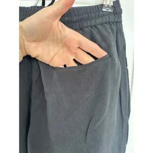ATM Anthony Thomas Melillo Black Tencel Drawstring Elastic Waist Crop Pant Small thumbnail 6