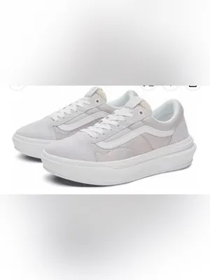 Vans Old Skool Overt CC 'Light Grey White' Women’s White Platform Old Skool Sz6 thumbnail 2