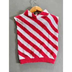 Y2K Cherry Red Fuzzy Knit 3 Piece Set Holiday Party Perfect Size S/M thumbnail 4