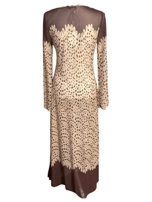 Caroline Constas New York Long Sleeve Maxi Dress Mesh Swim Coverup NWT thumbnail 2