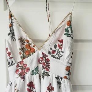 RAGA White Maxi Dress with Multicolor Floral Print thumbnail 4