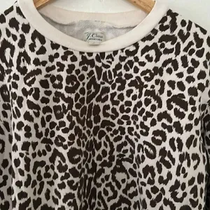 J. Crew Leopard Sweatshirt EUC thumbnail 3
