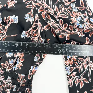 Free People Santiago Print Scoop Neck Smocked Crop Blouse Size XS‎ thumbnail 3