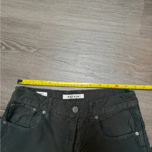 Pacsun Dark Forest Green Corduroy Carpenter Cargo Pants thumbnail 2