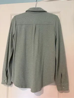 Thread & Supply Soft Sage Green Shacket Size S thumbnail 2