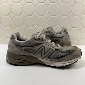 New Balance 990v4 Running Shoes Women 8 Grey W990GL4 Made in USA Suede Sneaker thumbnail 7