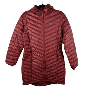 MOUNTAIN HARDWEAR Glen Alpine Down‎ Parka Long Winter Coat Lightweight Women's S thumbnail 1