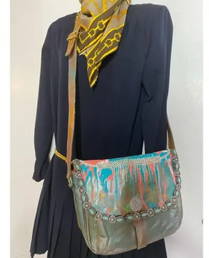Vintage FENDI Customized with trims and Graffiti thumbnail 11