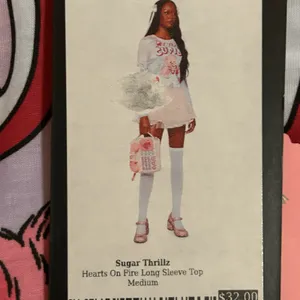 NEW Anti Valentines Day Dolls Kill Sugar Thrillz Not Today Cupid Heart Tee Shirt thumbnail 7