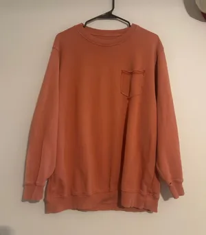 Aerie Orange Sweater Crewneck thumbnail 1