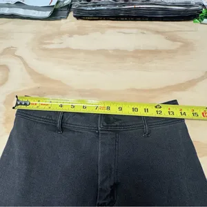 Miou Muse Straight Wide Leg High Waisted Denim Jeans Stretch Faded Black Med W28 thumbnail 9