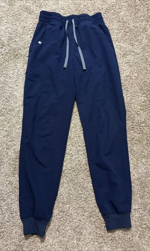 Figs Women’s Navy Blue Zamora Jogger Scrub Pants Small Tall thumbnail 1