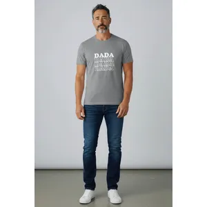 Motherhood Maternity Unisex Dada Graphic Tee Sz L Gray Short Sleeve Father's Day thumbnail 4