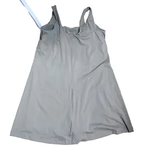OLD NAVY Active Dress XL Power Soft Built in Bra & shorts Olive Green athletic thumbnail 4