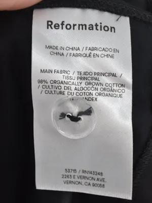 Reformation Alivia Maxi Dress Black S thumbnail 8