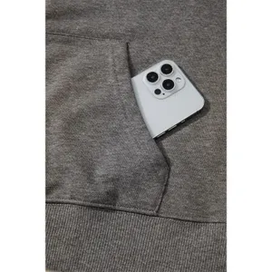 Halloween Ghost Print Mineral Wash Oversize Hoodie - Medium thumbnail 7