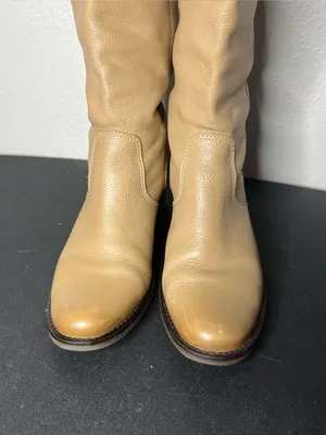 Matisse Tan Leather Tundra Knee High Riding Boots Size 8 Equestrian Classic thumbnail 4
