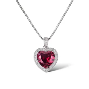 Love Heart Pendant Necklace for Women thumbnail 1