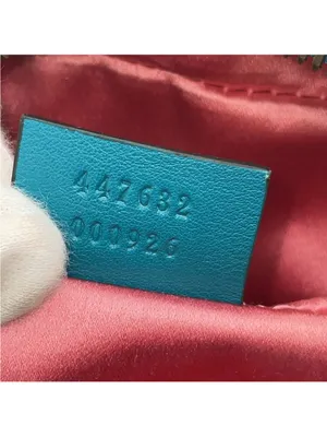 Gucci Teal Quilted Velvet GG Marmont Crossbody Bag thumbnail 11