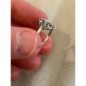 ring band sterling silver 925 beautiful unique lot a2 size 5 1.52g thumbnail 3