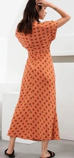 & OTHER STORIES Short Sleeve Printed Maxi Dress thumbnail 2