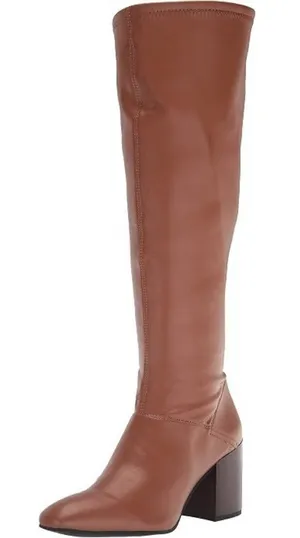 Franco Sarto Women’s Tribute Knee High Boots – Saddle Brown Wide Calf – Size 6 M thumbnail 1
