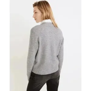 Madewell Women's York Half-Zip Pullover Sweater size S Neutral thumbnail 6