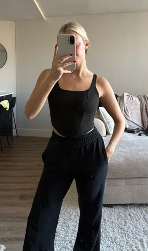 Amazon Corset Top Black thumbnail 1