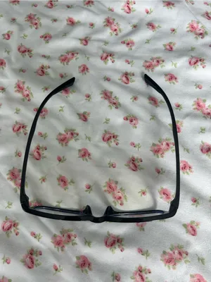 Cosplay Office Siren Black Rectangular Eyeglasses thumbnail 3