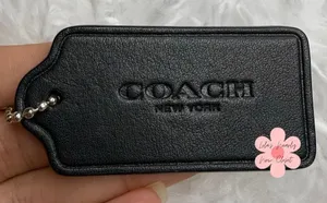 2" COACH Fob Bag Charm Hang tag Hangtag thumbnail 1