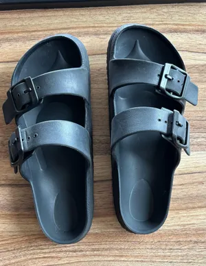 Comfortable recovery style slip on flip flop sandals thumbnail 1