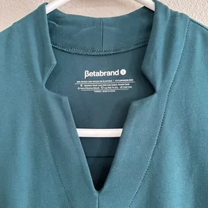 Betabrand Midi Dress Teal‎ Green Short Sleeve Career Secretary Office Casual thumbnail 3