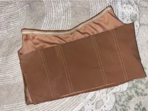 Tiger Mist Tan Corset Top Cropped Small thumbnail 8