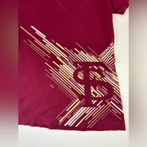 Nike Burgundy Tee with Gold Accents thumbnail 7