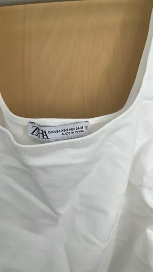 ZARA white tank thumbnail 2