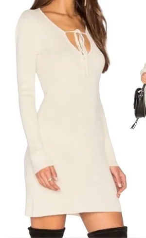 Knitz for love and lemons ribbed dress thumbnail 1