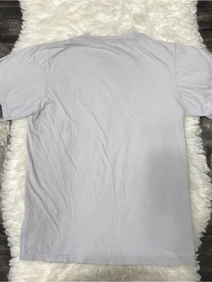 Grey Hawaii Islands Floral Spell Out Short Sleeve Y2k Vintage Island Girl Basic thumbnail 5