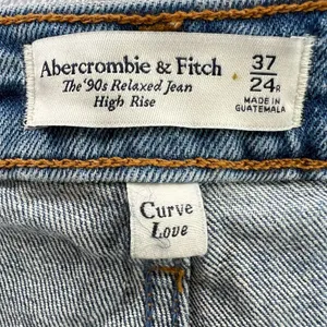 Abercrombie Fitch Jeans Womens 24R 37 Curve‎ Love 90s Relaxed High Rise Blue thumbnail 3