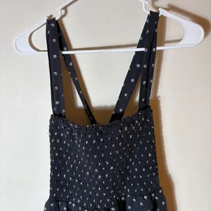 American Eagle Smocked Floral Print Mini‎ Dress Size Large thumbnail 2