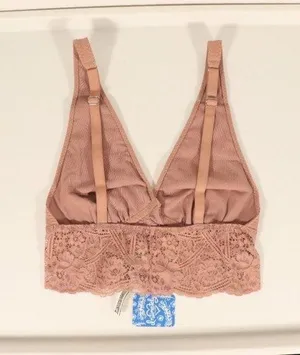 Free People NWT X Revolve Teagan Bralette in Strawberry Nude thumbnail 3