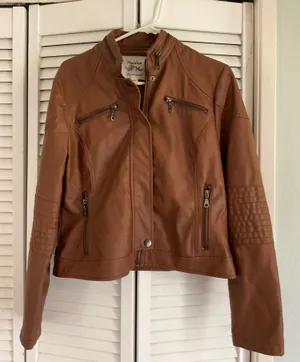 Leather jacket Brown Size L thumbnail 1