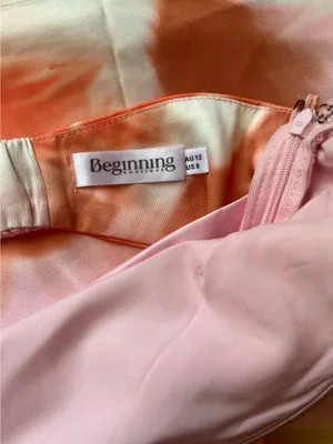 Beginning Boutique Dress Mini Floral Strapless thumbnail 4