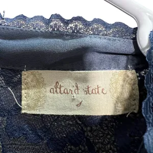 Altar'd State Size Small Navy Lace Mini Dress Fully Lined Prom Formal Sorority thumbnail 4
