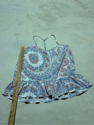 Abercrombie & fitch Paisley Print Spaghetti Strap Tank small thumbnail 5