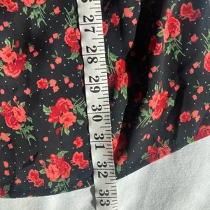 NWT Nasty Gal Bright Floral Ruched Bust Tie Shoulder Mini Dress Size 6 thumbnail 9